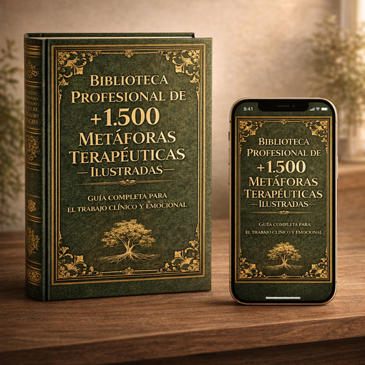 📜+1.500 Metáforas Terapéuticas ilustrada + 6 bonos de regalo
