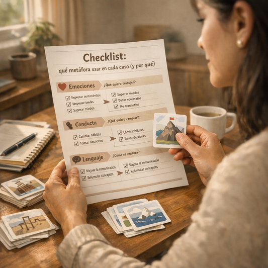 🟢 Checklist: qué metáfora usar en cada caso (y por qué)